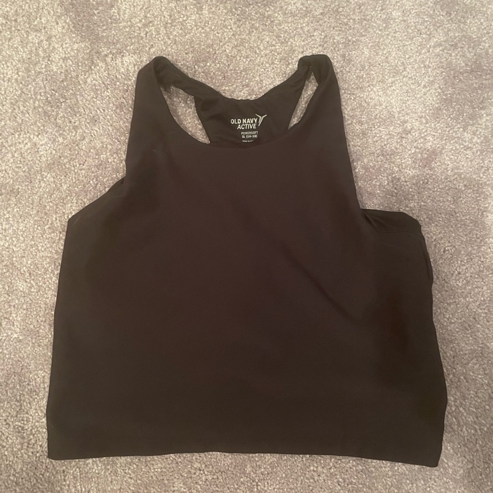 black tank top